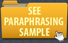 Paraphrasing service