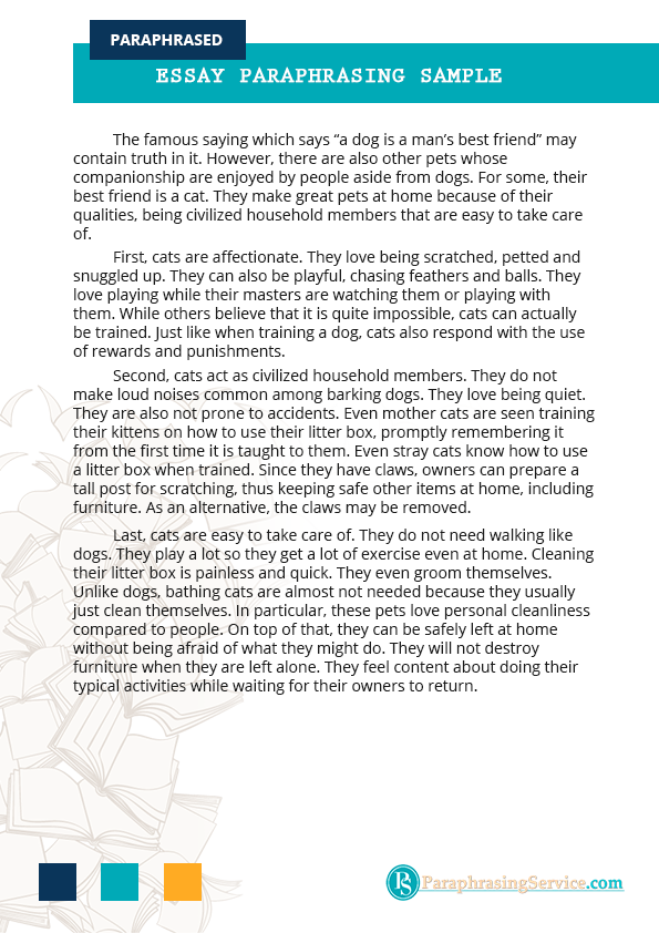 Sample essay for summarizing,paraphrasing, and quoting Sample essay for summarizing,paraphrasing, and quoting image